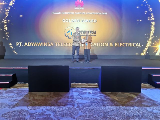 PT. Adyawinsa Telecommunication & Electrical Received the Most Prestigious Award